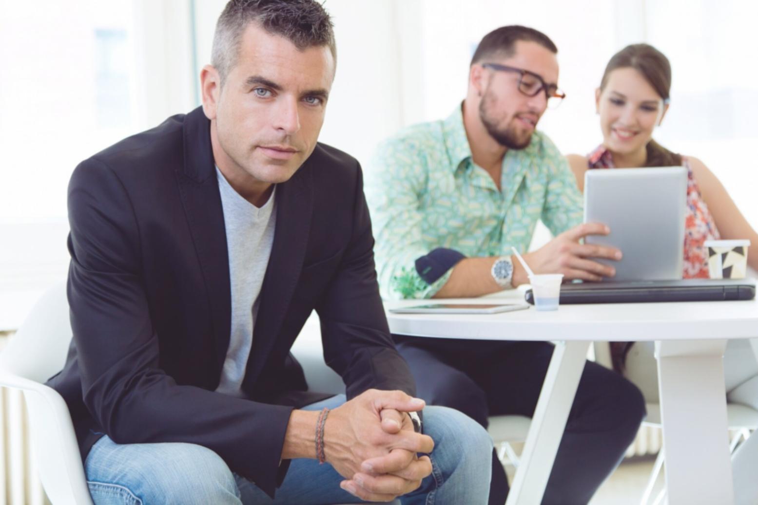 Professional financial planning workspace with charts and documents
